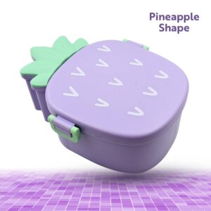Pineapple Shaped Lunch Box with Compartments for Kids School Meals Pineapple Shaped Lunch Box with Compartments for Kids School Meals