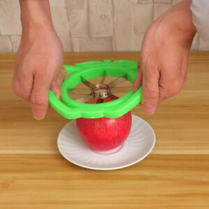 Plastic Apple Cutter Slicer with 8 Blades and Handle Plastic Apple Cutter Slicer with 8 Blades and Handle