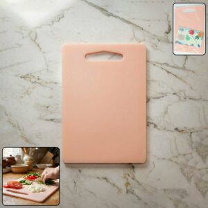 Plastic Chopping Board with Handle (30×20 Cm)