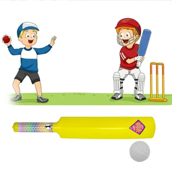 Plastic Cricket Bat Ball Set for Boys and Girls Plastic Cricket Bat Ball Set for Boys and Girls