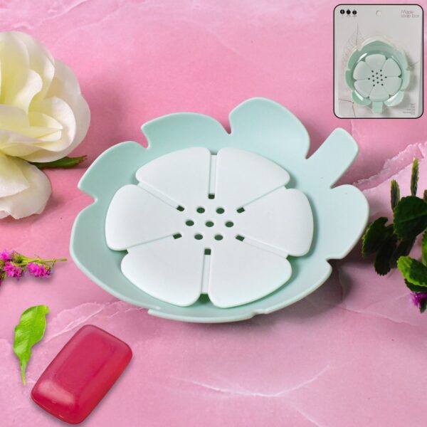 Plastic Flowers Soap Dish Bathroom Accessories Set Shower Gift ,Sabudani (1 Pc) Plastic Flowers Soap Dish Bathroom Accessories Set Shower Gift ,Sabudani (1 Pc)