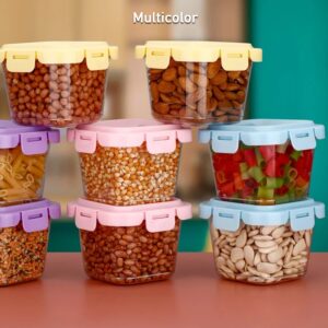 Plastic Food Storage Containers with Lid (4 Pcs Set / 500 ML) Plastic Food Storage Containers with Lid (4 Pcs Set / 500 ML)