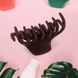 Plastic Hair Clamp Grip, Simple Matte Hair Barrette Clamp (1 Pc) Plastic Hair Clamp Grip, Simple Matte Hair Barrette Clamp (1 Pc)