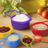 Plastic Measuring Spoons for Kitchen (6 pack)