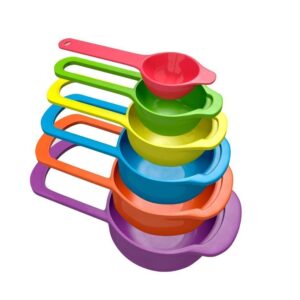 Plastic Measuring Spoons for Kitchen (6 pack) Plastic Measuring Spoons for Kitchen (6 pack)