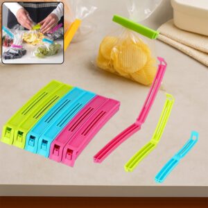 Plastic Snack Bag Clip Sealer Set (18 Pcs, Multicolour) Plastic Snack Bag Clip Sealer Set (18 Pcs, Multicolour)