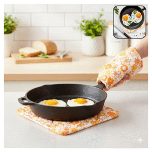 Kitchen Heat Resistant Quilted Pot Holder & Oven Mitt Pad (1 Pc / 16×16 Cm) Kitchen Heat Resistant Quilted Pot Holder & Oven Mitt Pad (1 Pc / 16×16 Cm)