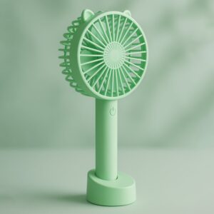 Portable Classic Hand Fan 3-Speed Table Fan for Office School Home Use