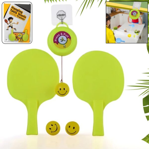 Portable Indoor Hanging Table Tennis with Three Ball, Table Tennis Self Training Set Portable Indoor Hanging Table Tennis with Three Ball, Table Tennis Self Training Set