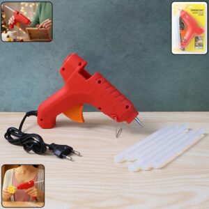 Premium 20W Hot Melt Glue Gun with 6 Transparent Glue Sticks Set Premium 20W Hot Melt Glue Gun with 6 Transparent Glue Sticks Set