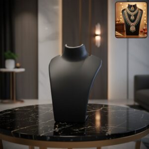 Premium Black Necklace Display Stand Mannequin Bust (1 Pc / 15×11 Cm) Premium Black Necklace Display Stand Mannequin Bust (1 Pc / 15×11 Cm)