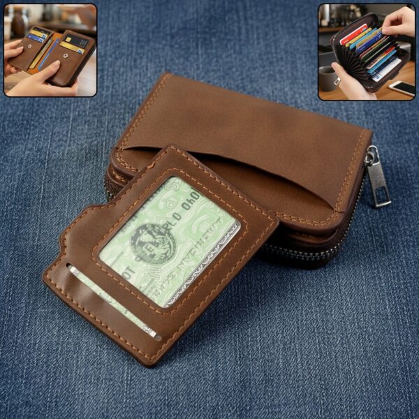 Premium Multipurpose Zip Closure Card Holder Wallet (1 Pc) Premium Multipurpose Zip Closure Card Holder Wallet (1 Pc)