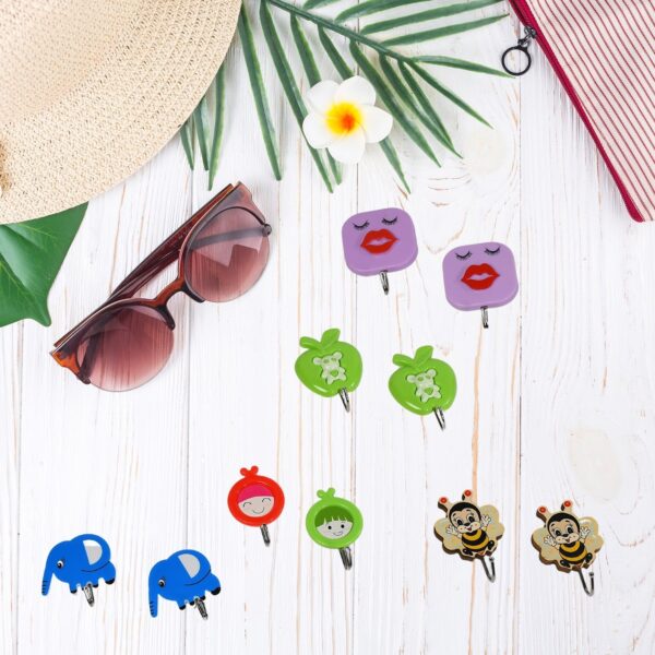 Premium Strong Adhesive Wall Hooks Set of 10 Premium Strong Adhesive Wall Hooks Set of 10