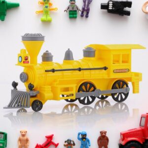 Pull and Go Train with Light Plastic String Pull Back Train (1 Pc / Mix Color) Pull and Go Train with Light Plastic String Pull Back Train (1 Pc / Mix Color)