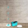 Quick Spin Mop Plastic spin, Bucket Floor Cleaning, Easy Wheels & Big Bucket, Floor Cleaning Mop with Bucket