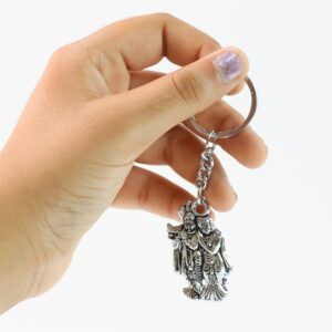 Radha Krishna Metal Keychain (1 Pc) Radha Krishna Metal Keychain (1 Pc)