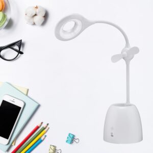 Rechargeable LED, LED Desk Lamp with Pen Container Fan, Interior Lighting for Study, Children’s Room, Bedroom or Office, Perfect for Emergency, Study, Reading and Home USB Cable Included Rechargeable LED, LED Desk Lamp with Pen Container Fan, Interior Lighting for Study, Children’s Room, Bedroom or Office, Perfect for Emergency, Study, Reading and Home USB Cable Included
