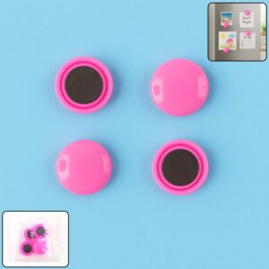 Round Fridge Magnets – (4 Pc / Set)