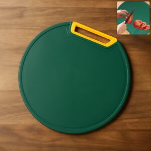 Round Multipurpose 32×32 cm Anti-Slip Cutting Boar (1 Pc)