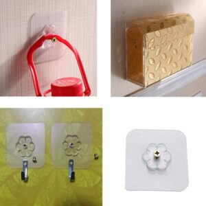 Self Adhesive Hooks Sticker | Screw Nut and Bolt Type (4 Pcs Set) Self Adhesive Hooks Sticker | Screw Nut and Bolt Type (4 Pcs Set)
