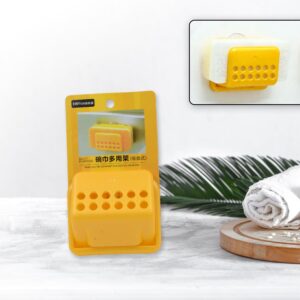 Self-Adhesive Sponge and Soap Holder | No-Drill Sink Organizer & Multipurpose Self-Adhesive Sponge and Soap Holder | No-Drill Sink Organizer & Multipurpose