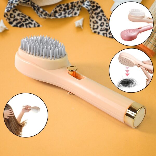 Self-Cleaning Anti-Static Massage Comb (1 Pc) Self-Cleaning Anti-Static Massage Comb (1 Pc)