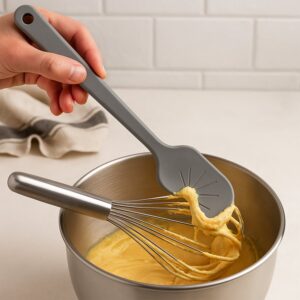 Silicon Whisk Cleaner Kitchen Tool / Whisk Scraper Tool (1Pc) Silicon Whisk Cleaner Kitchen Tool / Whisk Scraper Tool (1Pc)