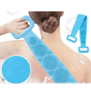Silicone Body Back Scrubber Double Side Bathing Brush for Skin Deep Cleaning Silicone Body Back Scrubber Double Side Bathing Brush for Skin Deep Cleaning