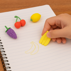 Mini Cute Vegetables and Fruits Erasers or Pencil Rubbers for Kids, 1 Set Fancy & Stylish Colorful Erasers for Children, Eraser Set for Return Gift, Birthday Party, School Prize, 3D Erasers (4 pc Set) Mini Cute Vegetables and Fruits Erasers or Pencil Rubbers for Kids, 1 Set Fancy & Stylish Colorful Erasers for Children, Eraser Set for Return Gift, Birthday Party, School Prize, 3D Erasers (4 pc Set)