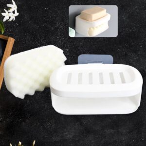 Soap Box With Sponge Dual-use Soap Holder ,Sabudani (2 Pc Set / With Adhesive Hook) Soap Box With Sponge Dual-use Soap Holder ,Sabudani (2 Pc Set / With Adhesive Hook)