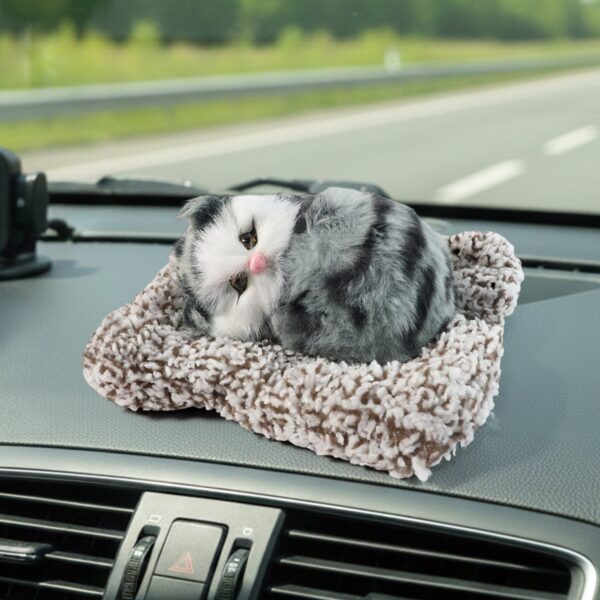 Soft Plush Cute Open-Eye Cat Car Dashboard Showpiece Toy (1 Pc) Soft Plush Cute Open-Eye Cat Car Dashboard Showpiece Toy (1 Pc)