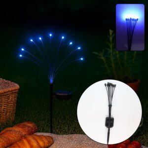 Solar LED Fiber Optic Garden Light – (1 Pc / Mix LED LIght)