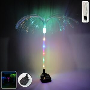 Solar-Powered Fiber Optic Garden Light – (1 Pc)