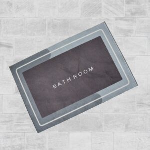 Square Bathroom mat Quick Drying Absorbent mat for Home, Kitchen (57x38cm) Square Bathroom mat Quick Drying Absorbent mat for Home, Kitchen (57x38cm)