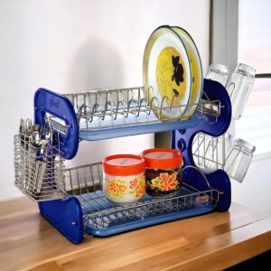 STAINLESS STEEL DRAIN BOWL STORAGE RACK HOLDER