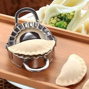 Stainless Steel Dumpling Maker, Ghughra maker, Dough Cutter Pie Mold Tool. Stainless Steel Dumpling Maker, Ghughra maker, Dough Cutter Pie Mold Tool.