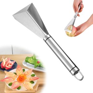 Stainless Steel Fruit Carving Knife – V Shape Channel Knife Tool (1 Pc) Stainless Steel Fruit Carving Knife – V Shape Channel Knife Tool (1 Pc)