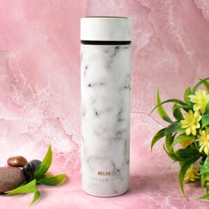 Stainless Steel Temperature Insulated Water Bottle With Marble Pattern (500ml Approx) Stainless Steel Temperature Insulated Water Bottle With Marble Pattern (500ml Approx)
