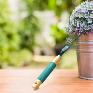 Stainless Steel Tooth Garden Leaf Rake Stainless Steel Tooth Garden Leaf Rake