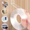 Sticky Double Sided Tape Washable Adhesive Tape Reusable (Thin / 6.5×3 Cm / 1 Pc) Sticky Double Sided Tape Washable Adhesive Tape Reusable (Thin / 6.5×3 Cm / 1 Pc)