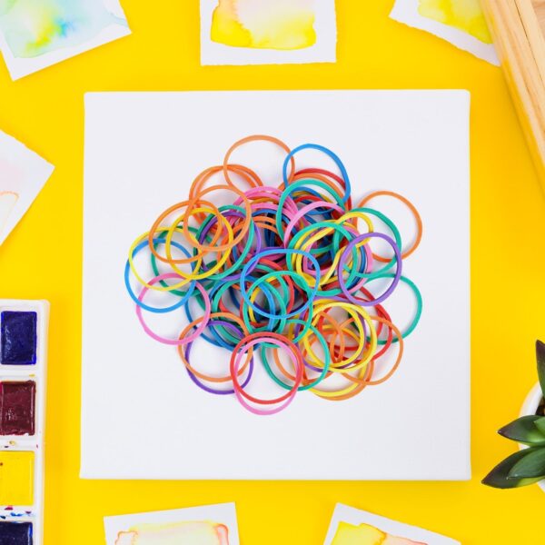 Strong & Reusable Rubber Bands: Multicolor for Office, Home & School, Hair accessories Strong & Reusable Rubber Bands: Multicolor for Office, Home & School, Hair accessories