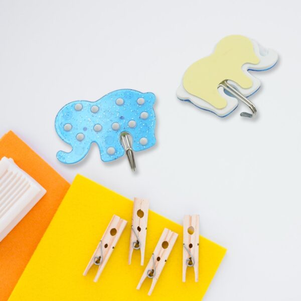 Strong Self-Adhesive Hooks (2 Pc): Heavy Duty, Waterproof, Multipurpose Strong Self-Adhesive Hooks (2 Pc): Heavy Duty, Waterproof, Multipurpose