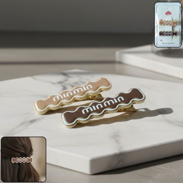 Stylish Wavy Design Fashion Hair Clips (2 Pc) Stylish Wavy Design Fashion Hair Clips (2 Pc)