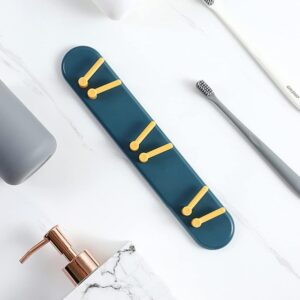 Toothbrush Holder Plastic Bathroom Accessories Organizer Hooks (1pc) Toothbrush Holder Plastic Bathroom Accessories Organizer Hooks (1pc)