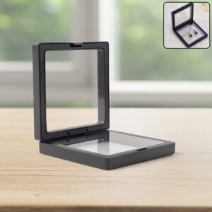 Transparent Jewellery Display Box (9×9 cm / 1 Pc / Mix Color)
