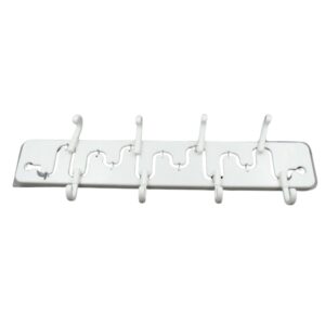 Adjustable Wall Hook: Slides for Easy Access (Bathroom & Home)