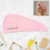 Ultra Soft Microfiber Hair Drying Towel Wrap with Button Lock (1 Pc) Ultra Soft Microfiber Hair Drying Towel Wrap with Button Lock (1 Pc)