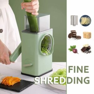 Vegetable Shredder Round Mandolin Slicer, Grater, Salad Maker for Vegetable, Fruit Vegetable Shredder Round Mandolin Slicer, Grater, Salad Maker for Vegetable, Fruit