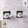 Wall Mounted Mop and Broom Holder Clip (2 Pc) Wall Mounted Mop and Broom Holder Clip (2 Pc)