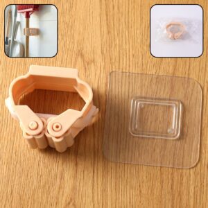 Wall Mounted Self-Adhesive Mop and Broom Holder (1 Pc) Wall Mounted Self-Adhesive Mop and Broom Holder (1 Pc)